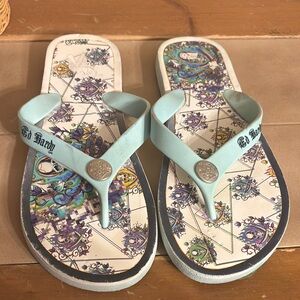 Ed Hardy‎ Flip Flops with Colorful Design 10